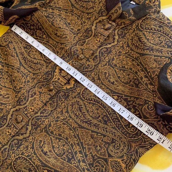 WOOL & SILK Nehru Long Jacket (Sz 42) - Picture 9 of 11